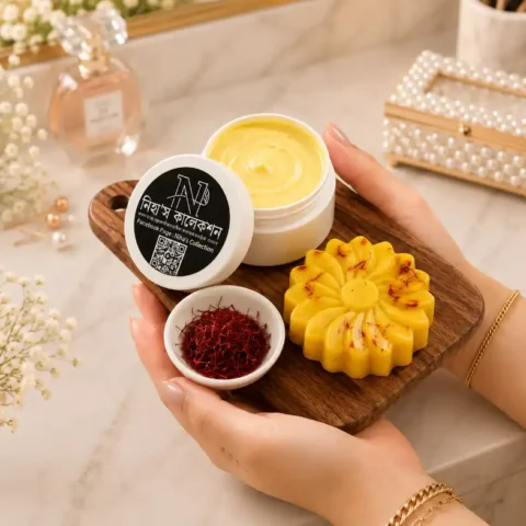 Saffron Brightening Night Cream + Goat Milk Soap Combo