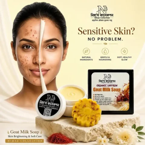 saffron night cream + Soap